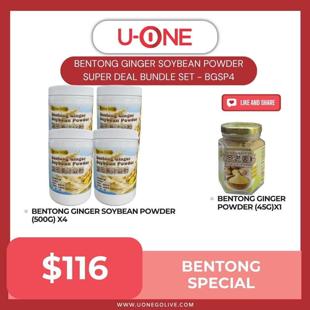 BENTONG GINGER SOYBEAN POWDER SUPER DEAL BUNDLE SET - BGSP4