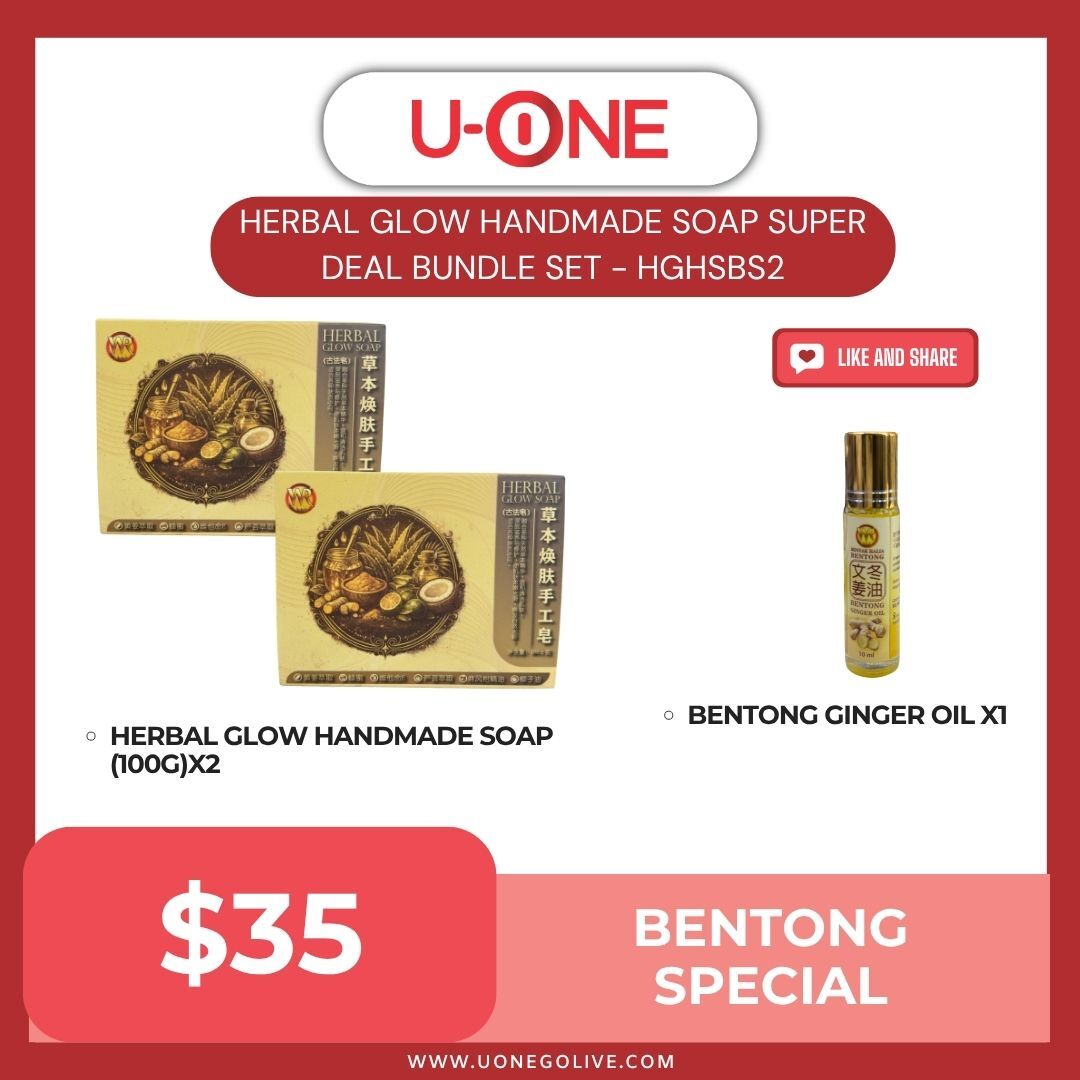 HERBAL GLOW HANDMADE SOAP SUPER DEAL BUNDLE SET - HGHSBS2