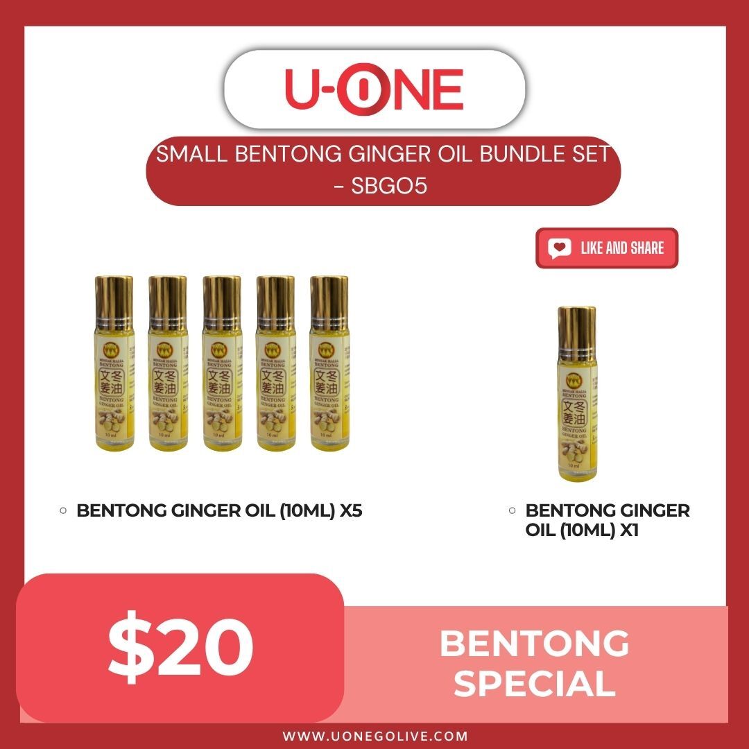 SMALL BENTONG GINGER OIL BUNDLE SET - SBGO5