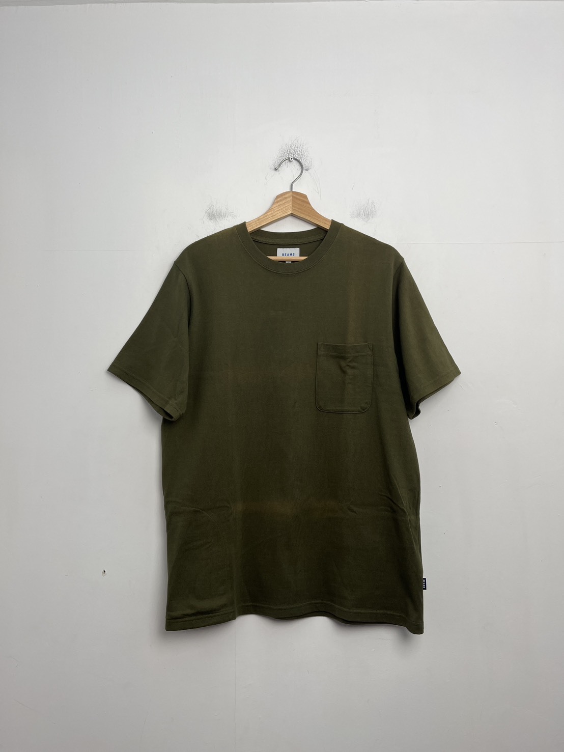 BEAMS BASIC POCKET TEE SIZE L