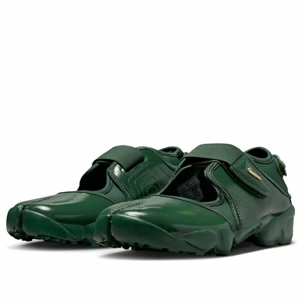 Nike Air Rift 日本限定 墨綠 深綠 皮革 瑪莉珍 忍者鞋 分趾鞋 IB8954-300