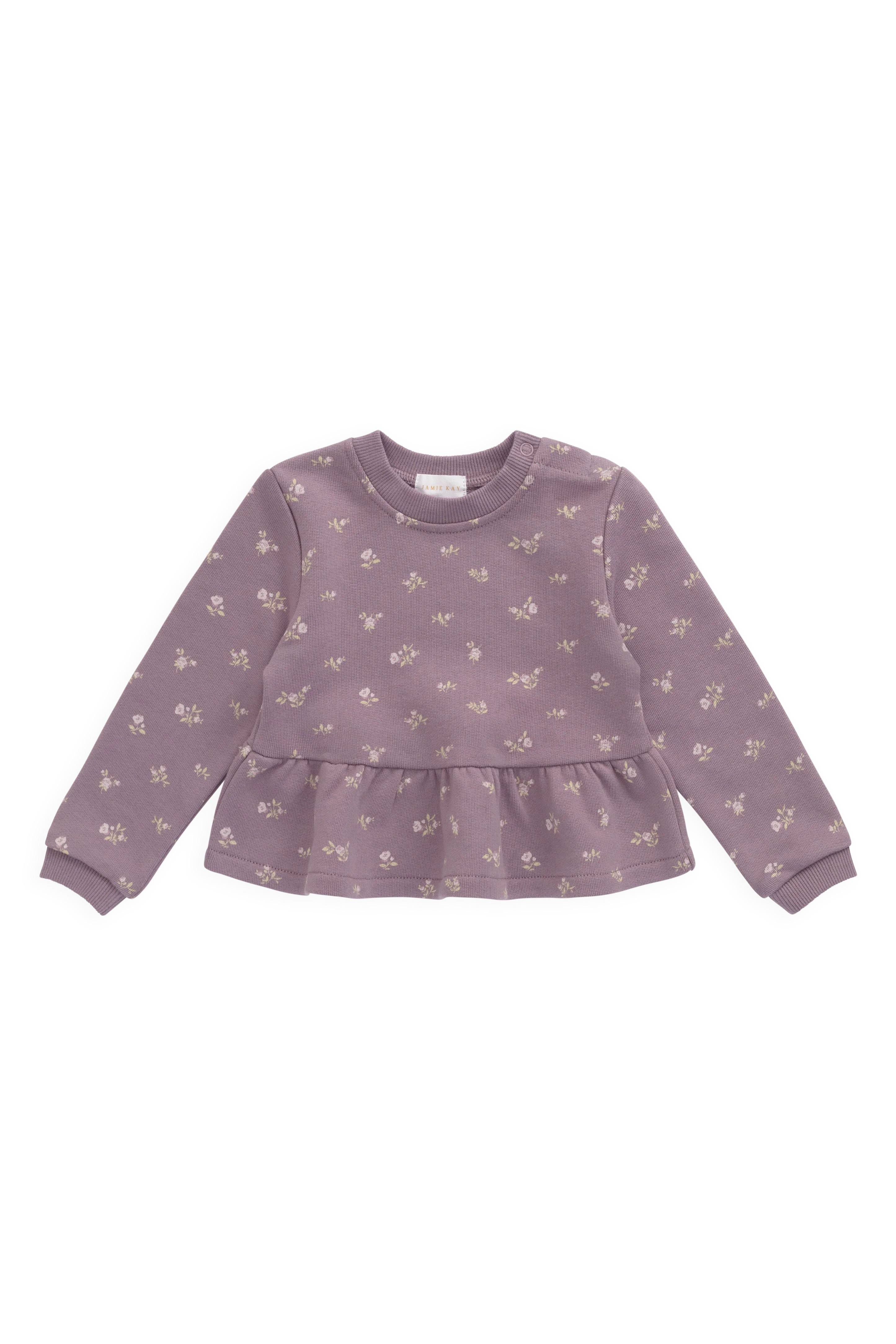 【預購】JAMIE KAY -Organic Cotton Emiko Sweatshirt (Isla Plum)