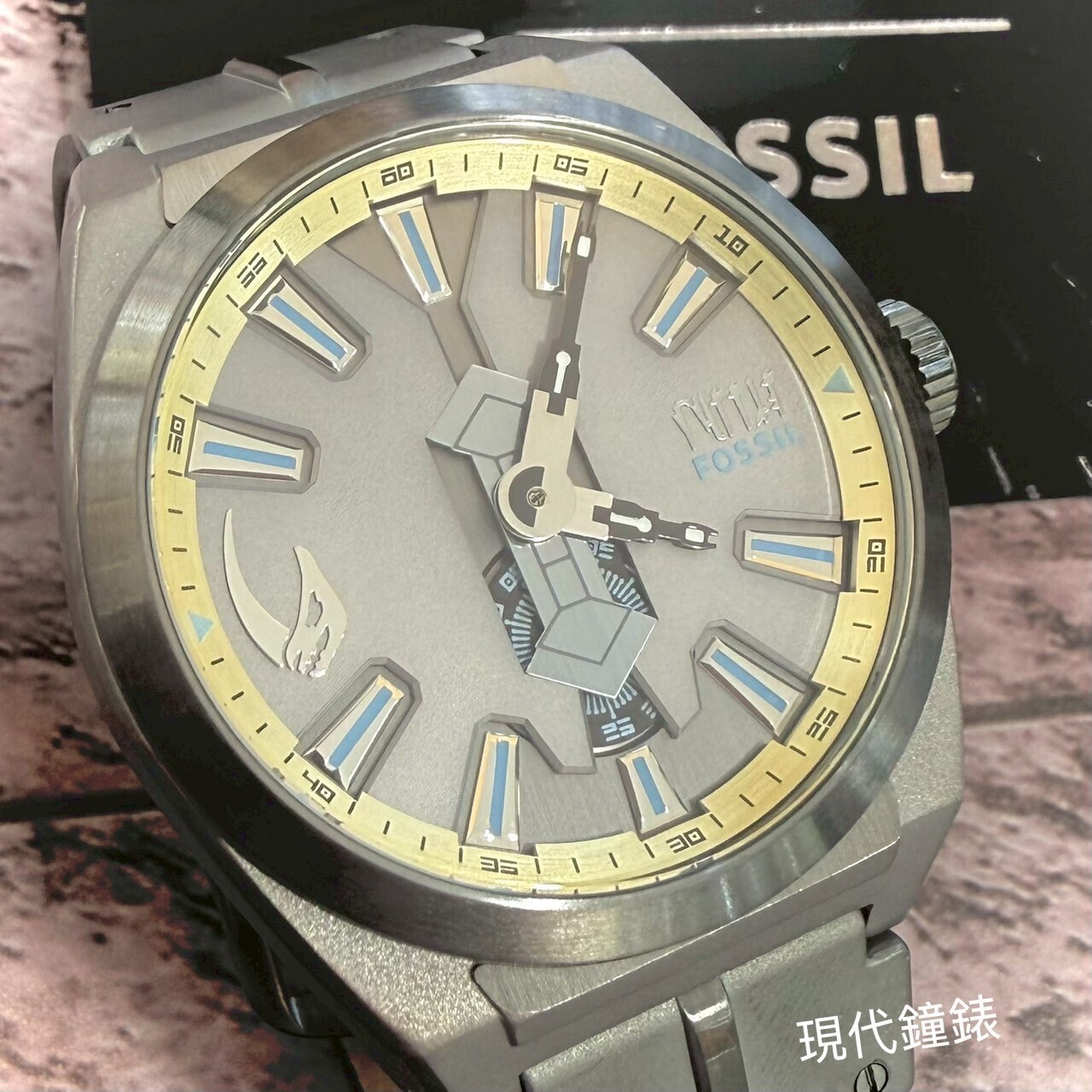 【FOSSIL】星際大戰限量版/曼達洛人聯名禮盒LE1245SET 42mm 現代鐘錶
