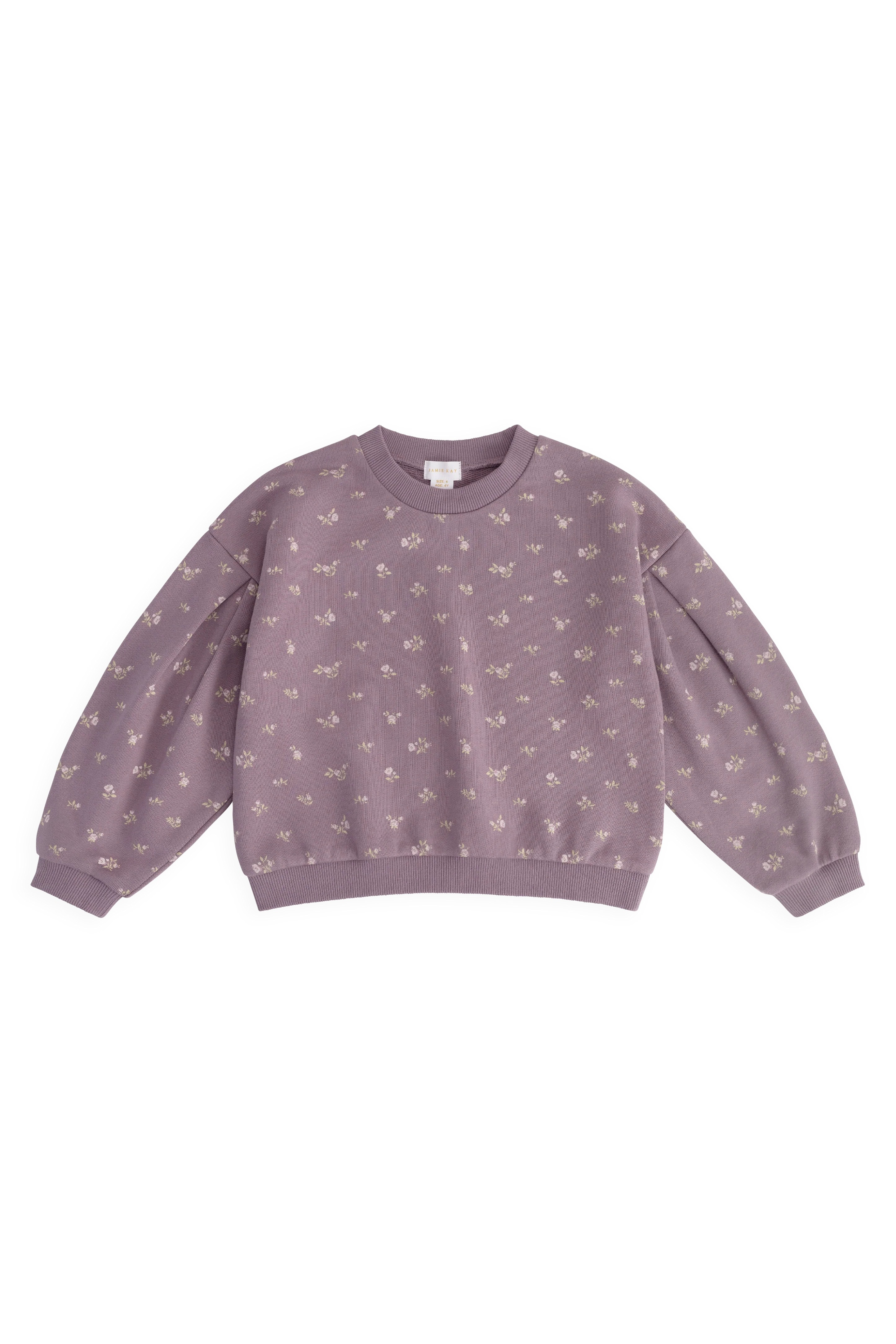 【預購】JAMIE KAY -Organic Cotton Elara Sweatshirt (Isla Plum)