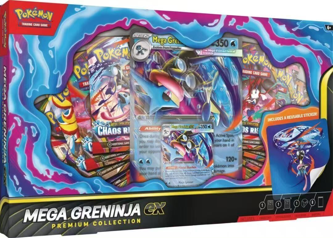 Pokemon PTCG ME04 Mega Greninja ex Premium Collection 寶可夢