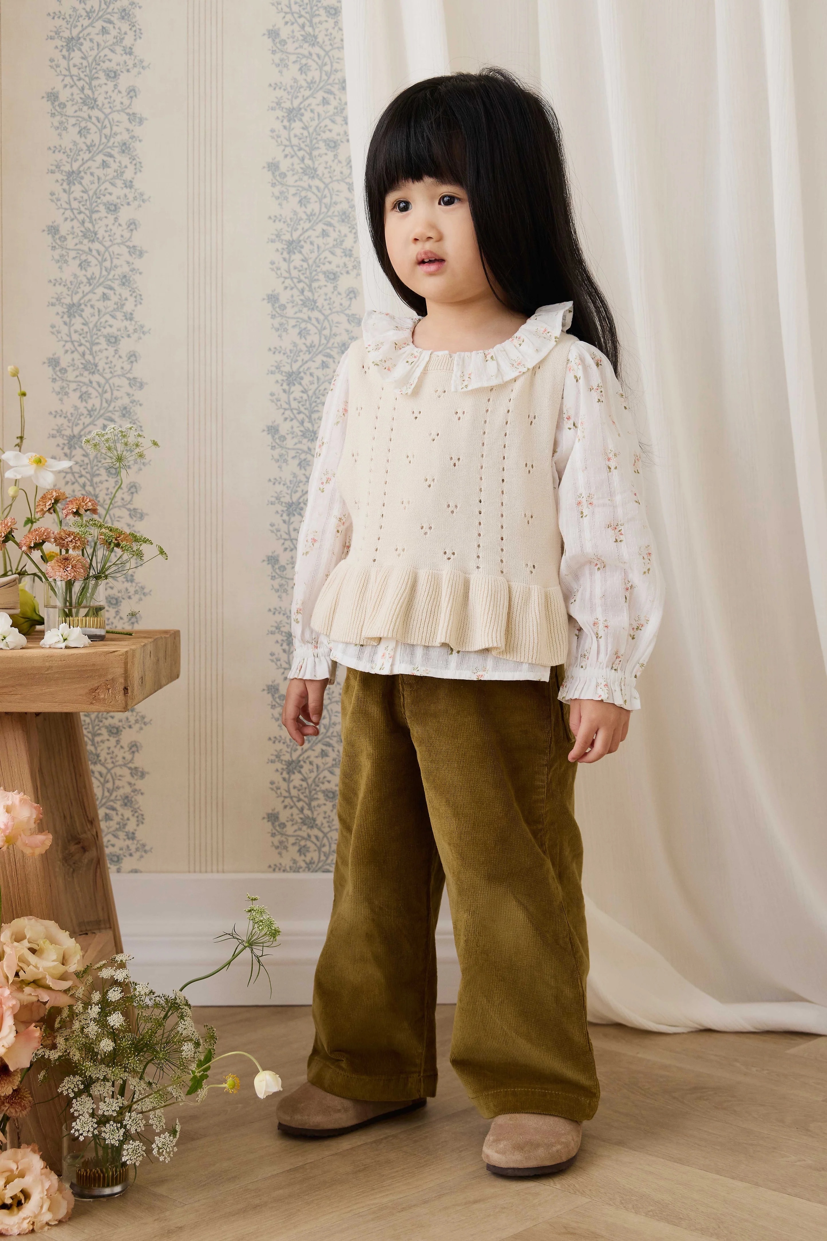 【預購】JAMIE KAY -Erica Knitted Top (Vanilla)