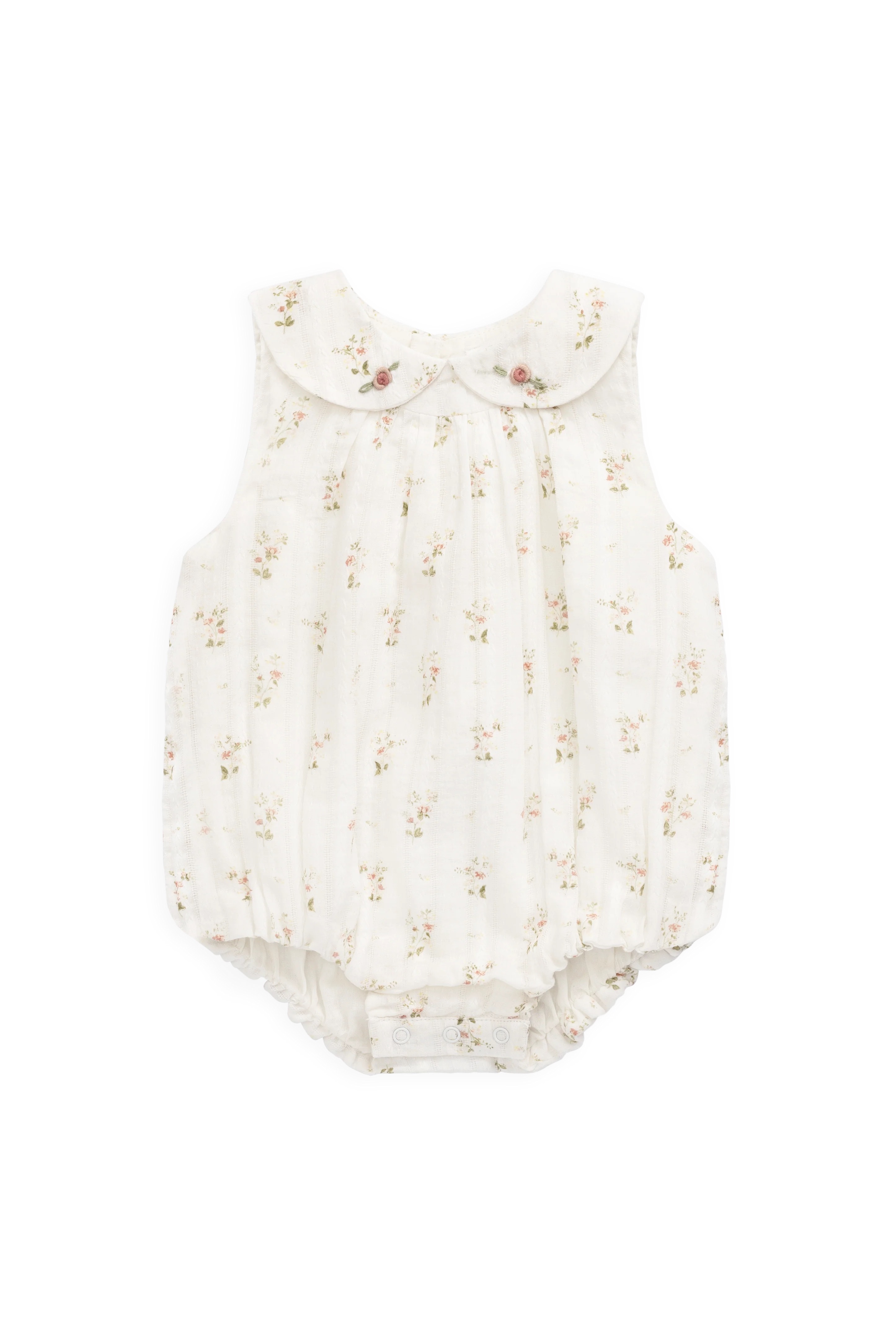 【預購】JAMIE KAY -Organic Cotton Brynlee Playsuit (Josepha Egret)