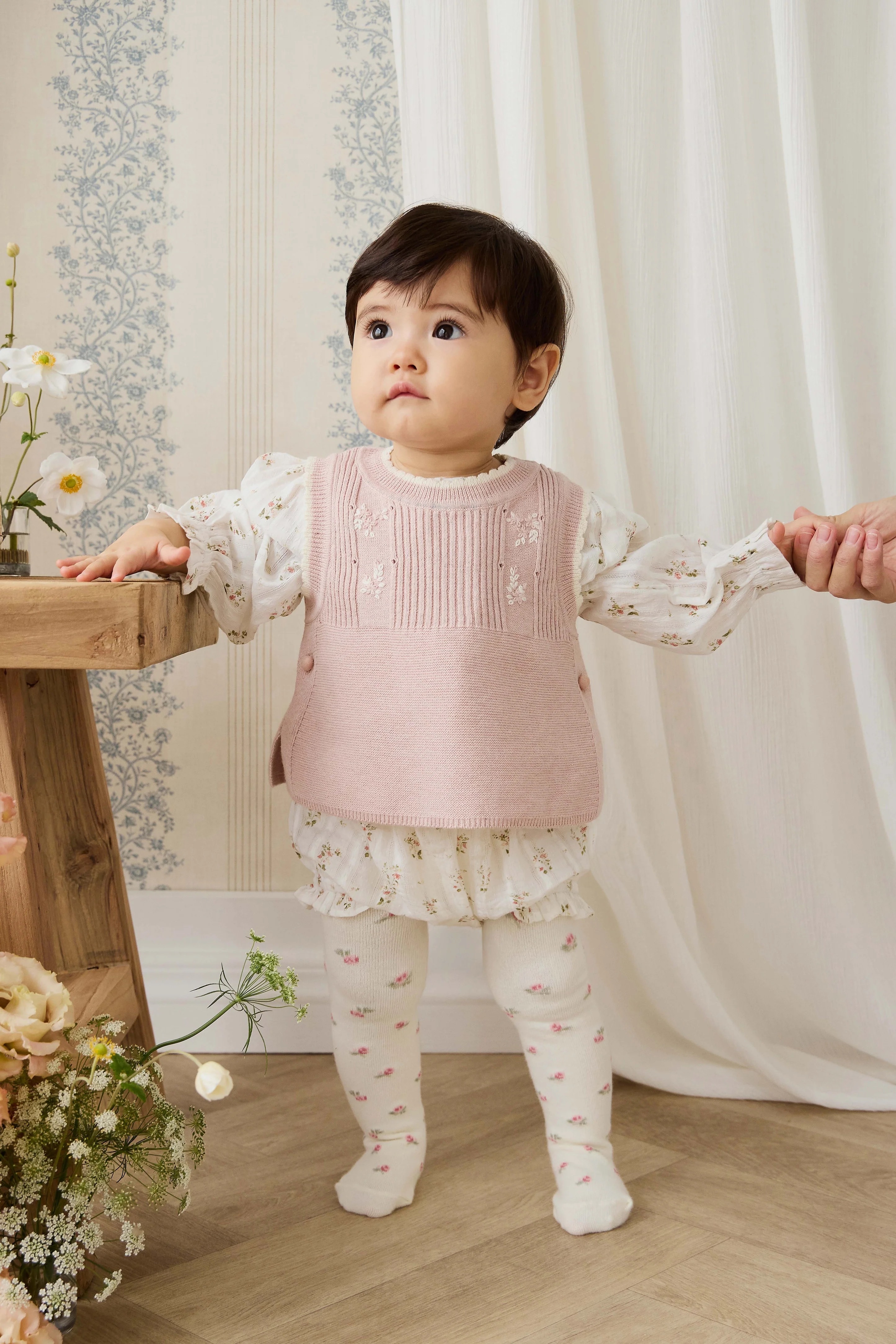 【預購】JAMIE KAY -Organic Cotton Frill Bloomer (Josepha Egret)