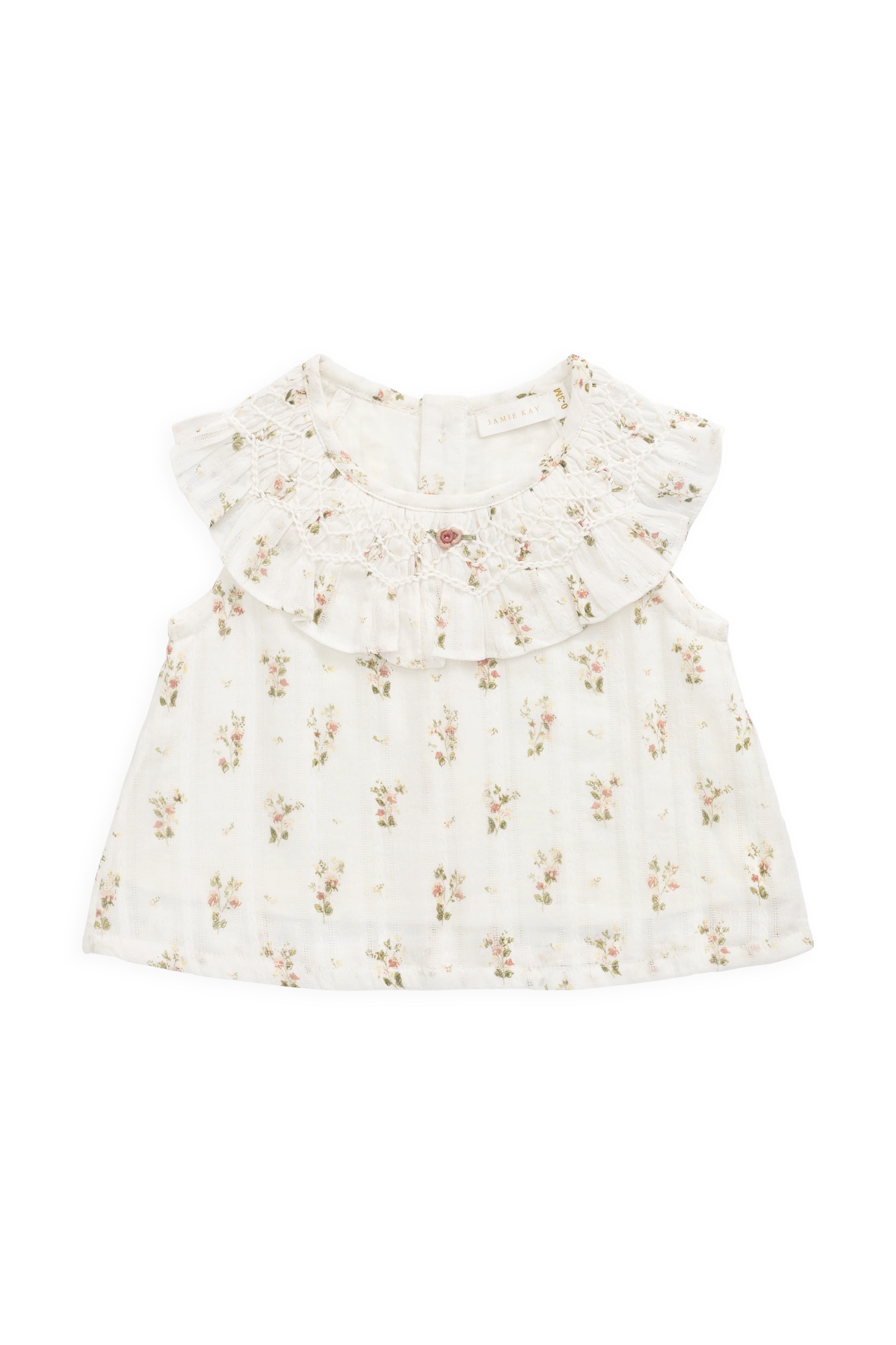 【預購】JAMIE KAY -Organic Cotton Saylor Top (Josepha Egret)