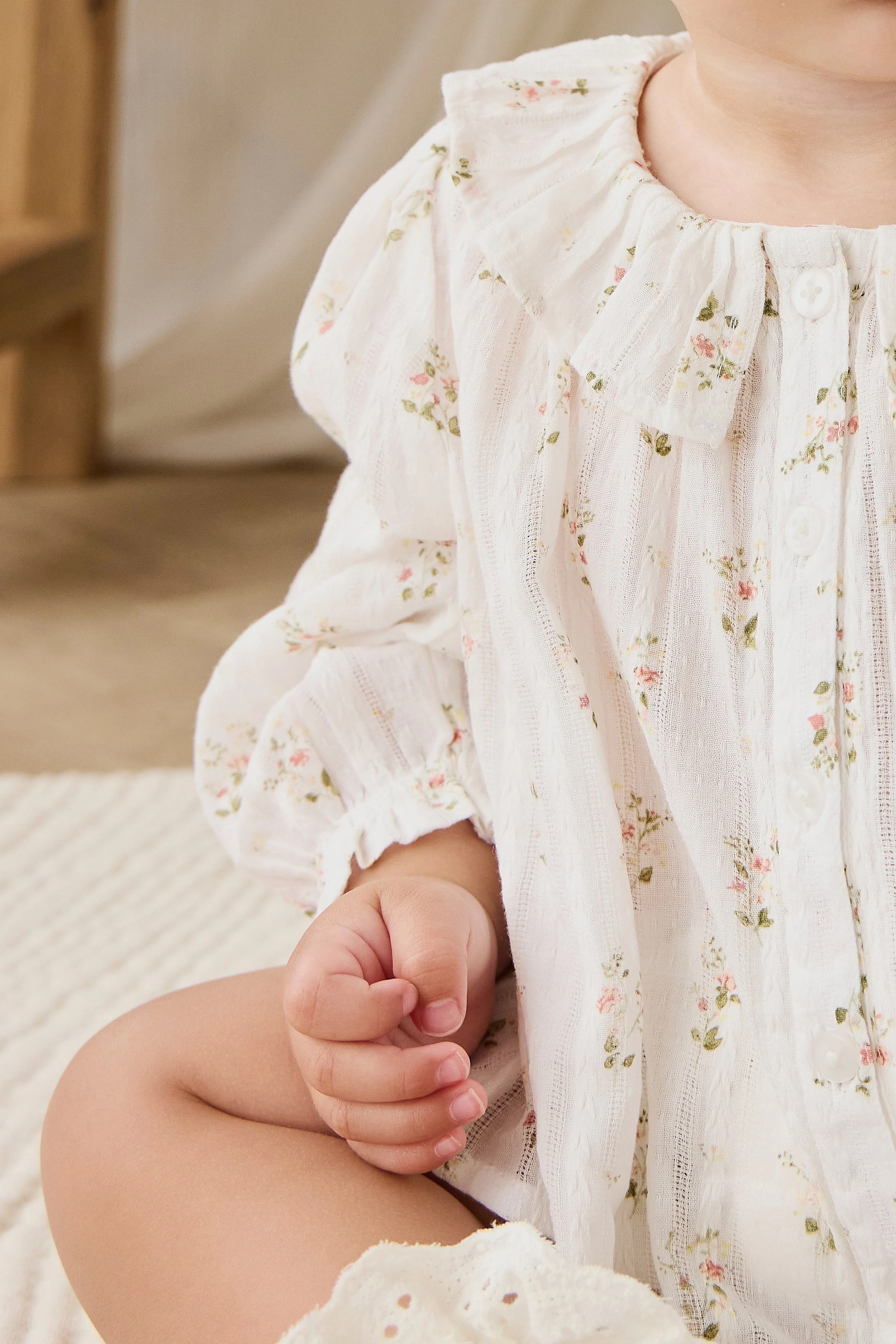 【預購】JAMIE KAY -Organic Cotton Brynlee Top (Josepha Egret)