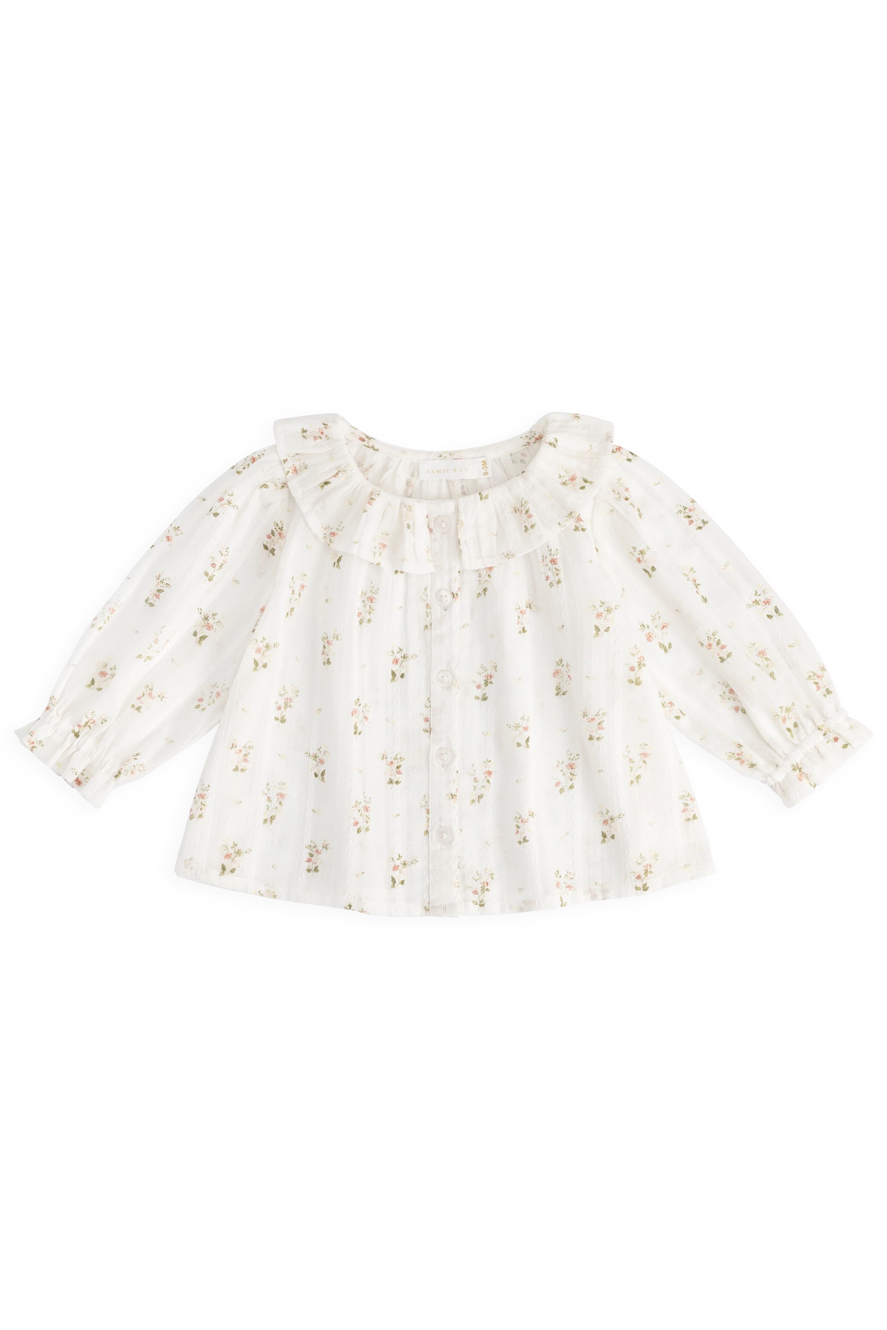 【預購】JAMIE KAY -Organic Cotton Brynlee Top (Josepha Egret)