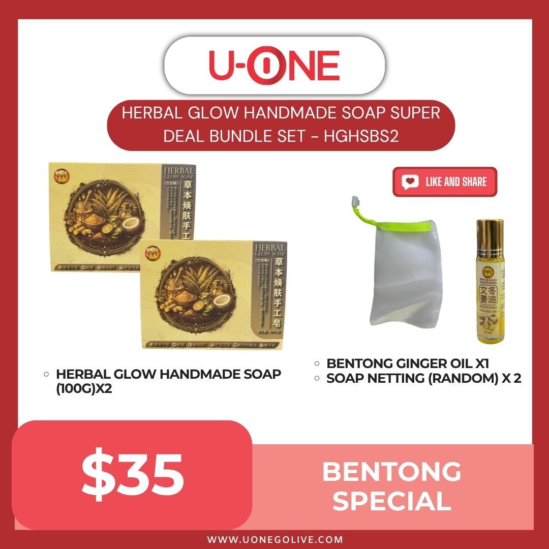 HERBAL GLOW HANDMADE SOAP SUPER DEAL BUNDLE SET - HGHSBS2