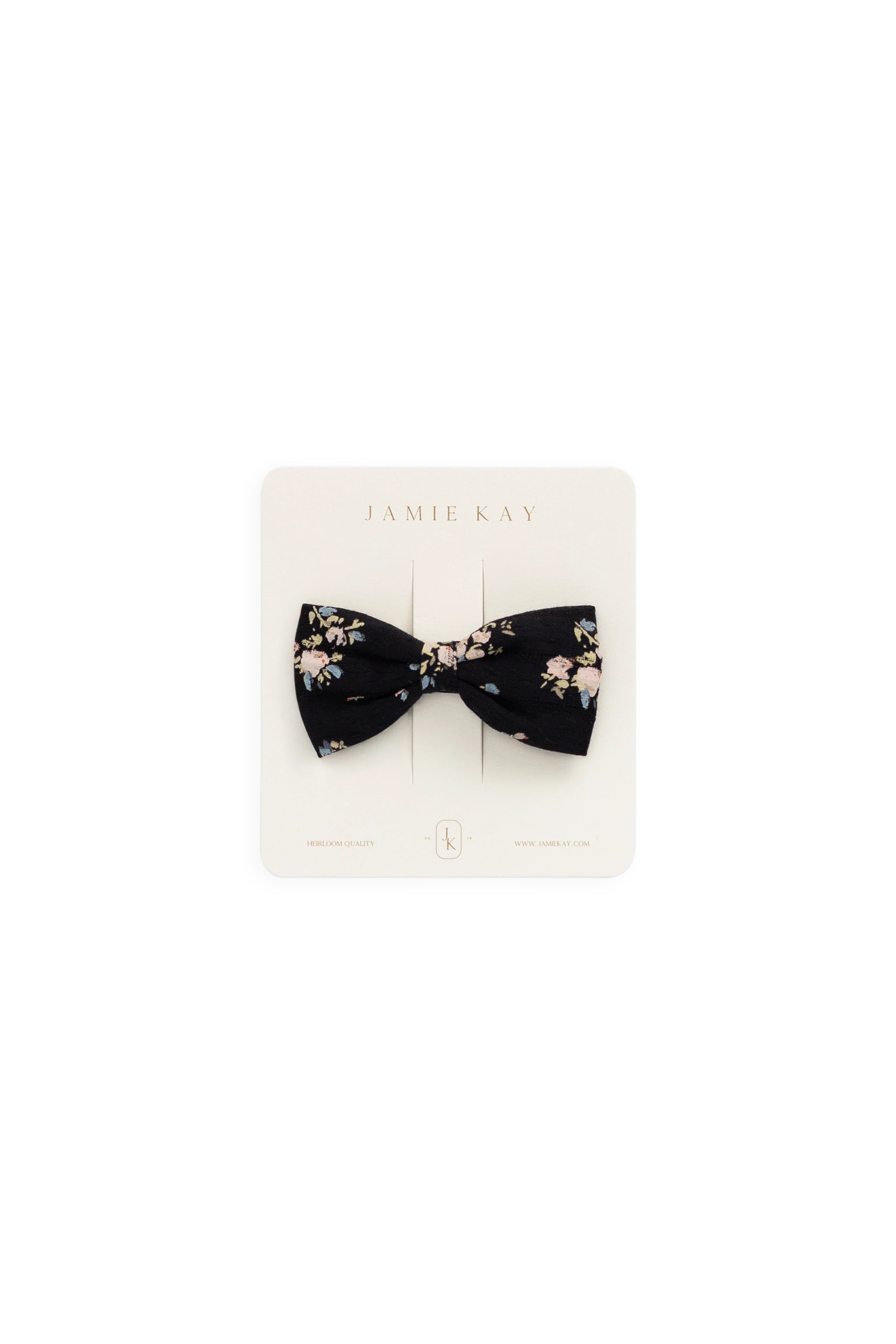 【預購】JAMIE KAY -Organic Cotton Desiree Bow (Cassie Caviar)
