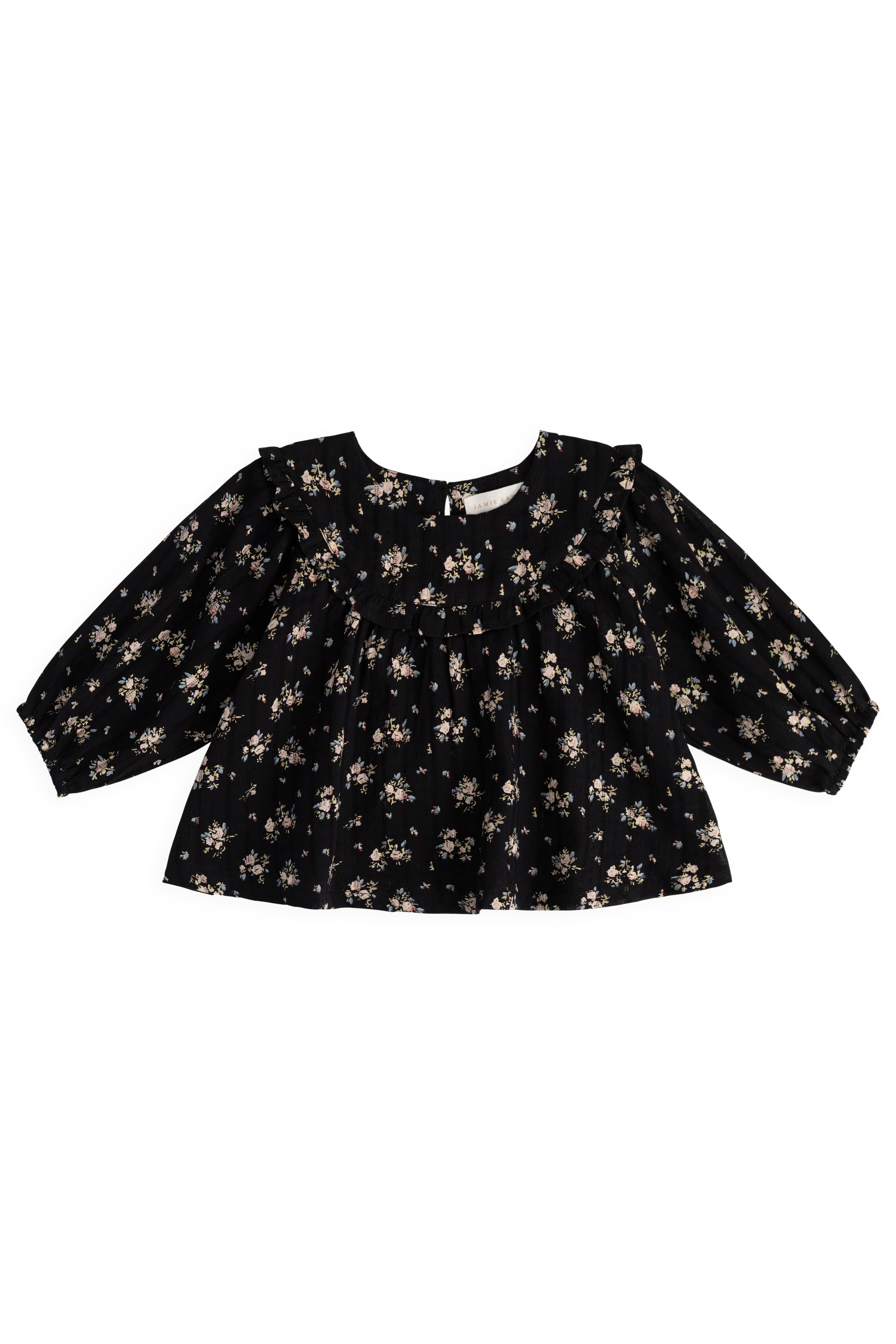 【預購】JAMIE KAY -Organic Cotton Caroline Blouse (Cassie Caviar)