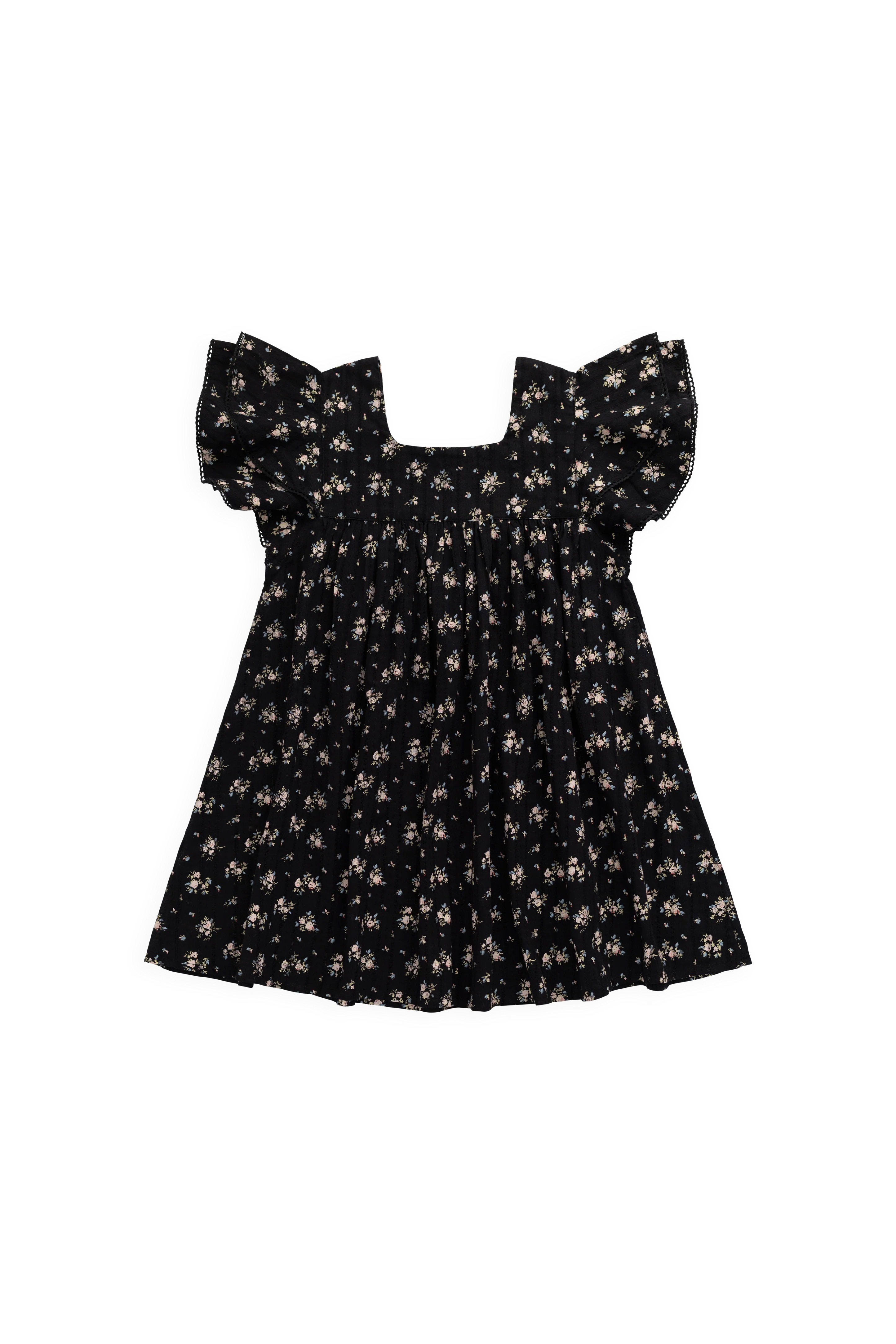 【預購】JAMIE KAY -Organic Cotton Caroline Dress (Cassie Caviar)