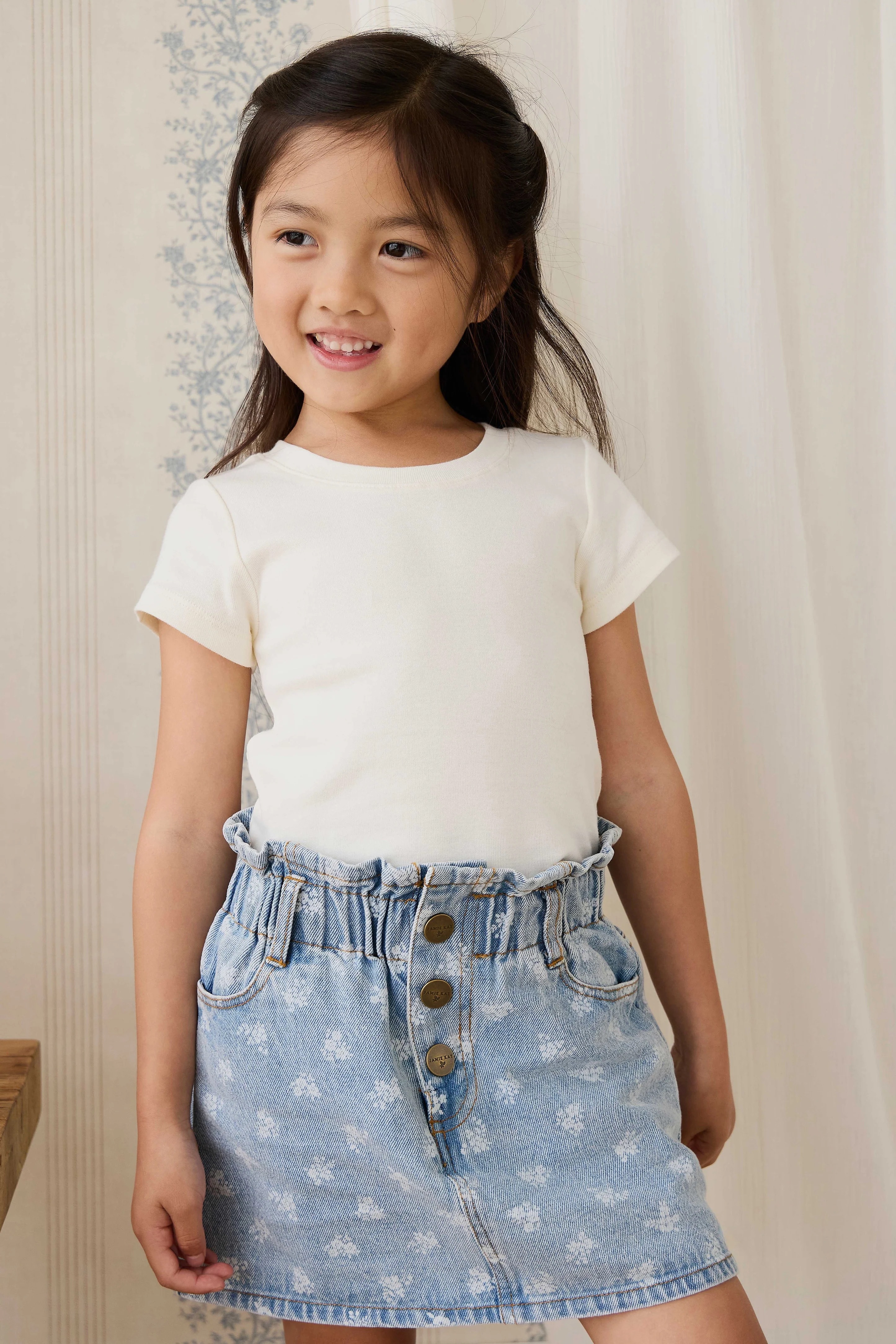 【預購】JAMIE KAY -Brielle Skirt (Tully Floral Denim)
