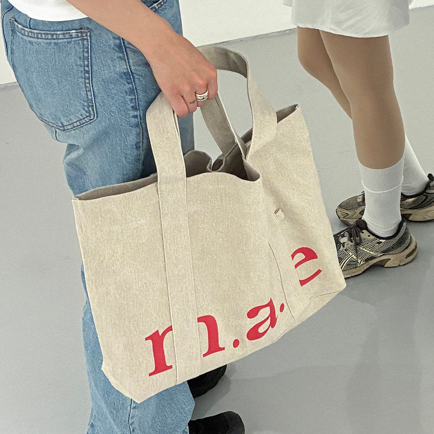 <韓國代購> MUCU AND EBONY 2WAY LOGO BAG