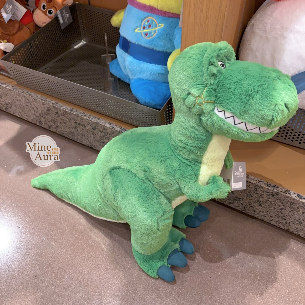 抱抱龍 Rex L號 娃娃 玩偶 玩具總動員 Toy Story -上海迪士尼樂園