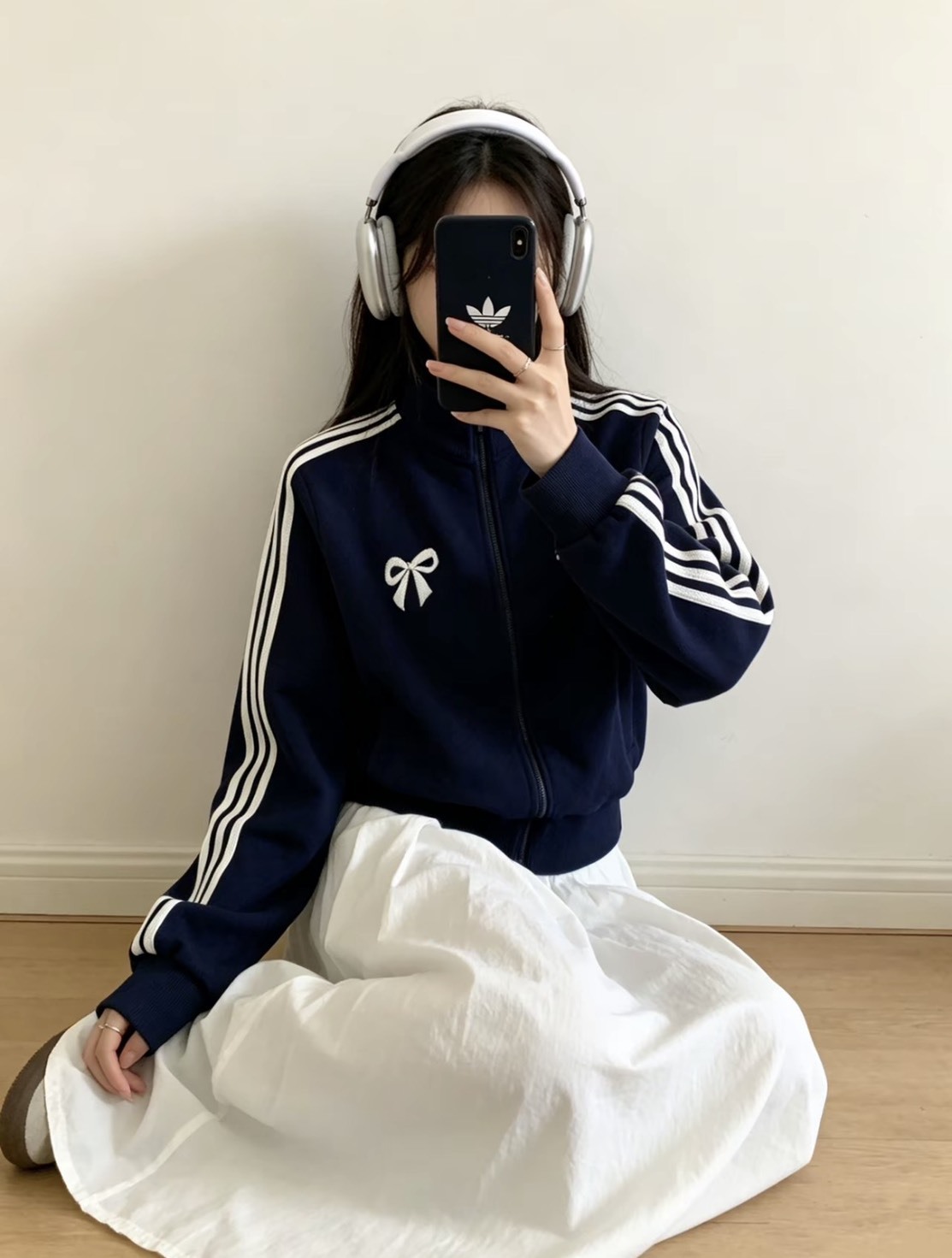 （預購）ADIDAS ORIGINALS 蝴蝶結 立領 短版外套 薄款 3色