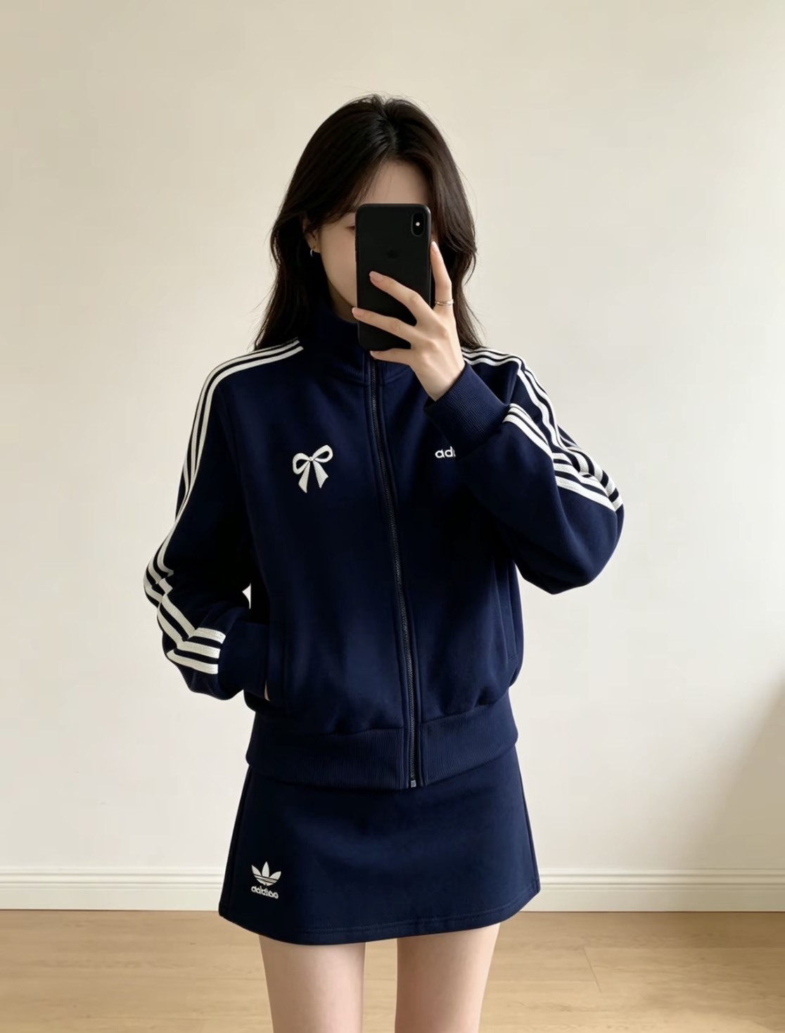 （預購）ADIDAS ORIGINALS 蝴蝶結 立領 短版外套 薄款 3色