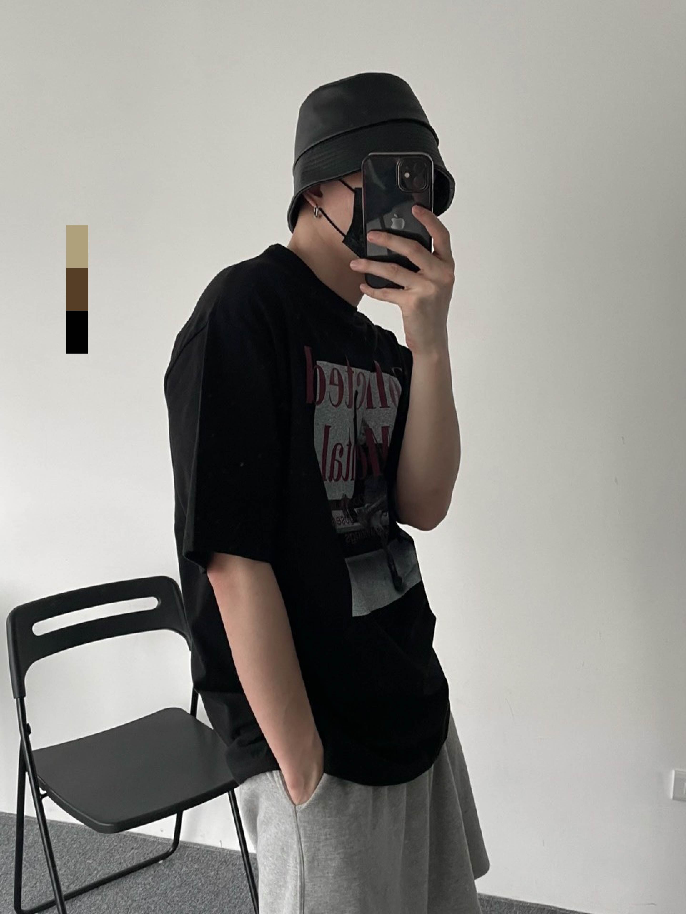 [1atm] 高質感皮革漁夫帽