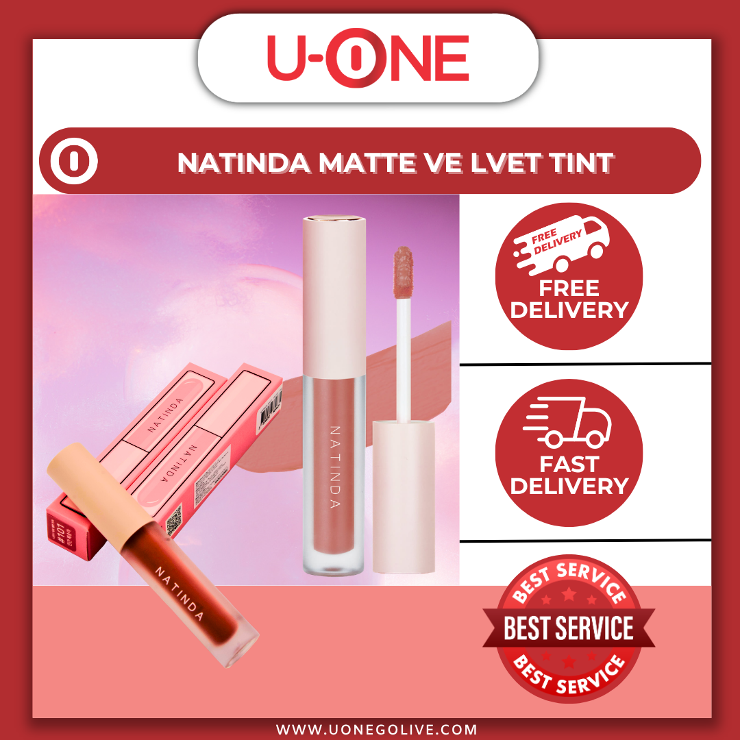 U-ONE | Korea | Natinda Matte Ve Lvet Tint| 3ml