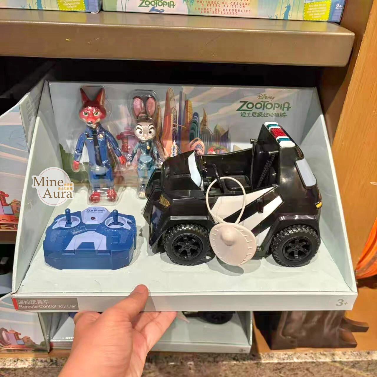 哈茱蒂 Judy 兔 胡尼克 Nick 坐警車造型 遙控 玩具汽車 動物方城市 Zootopia -上海迪士尼樂園