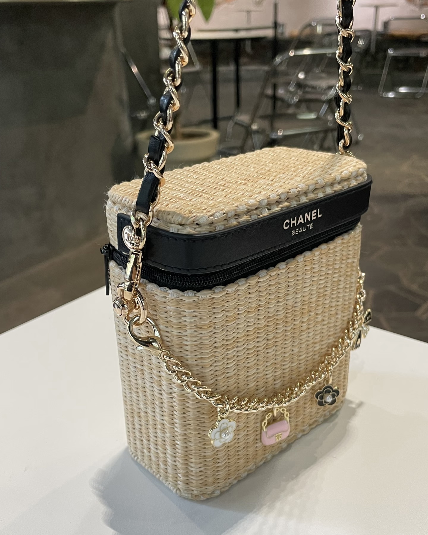 CC beauty Gift 草編包 贈品小袋仔