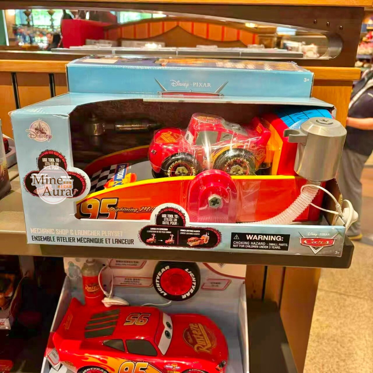 閃電麥坤 Lightning McQueen 軌道 汽車 模型 玩具 汽車總動員 Cars -上海迪士尼樂園