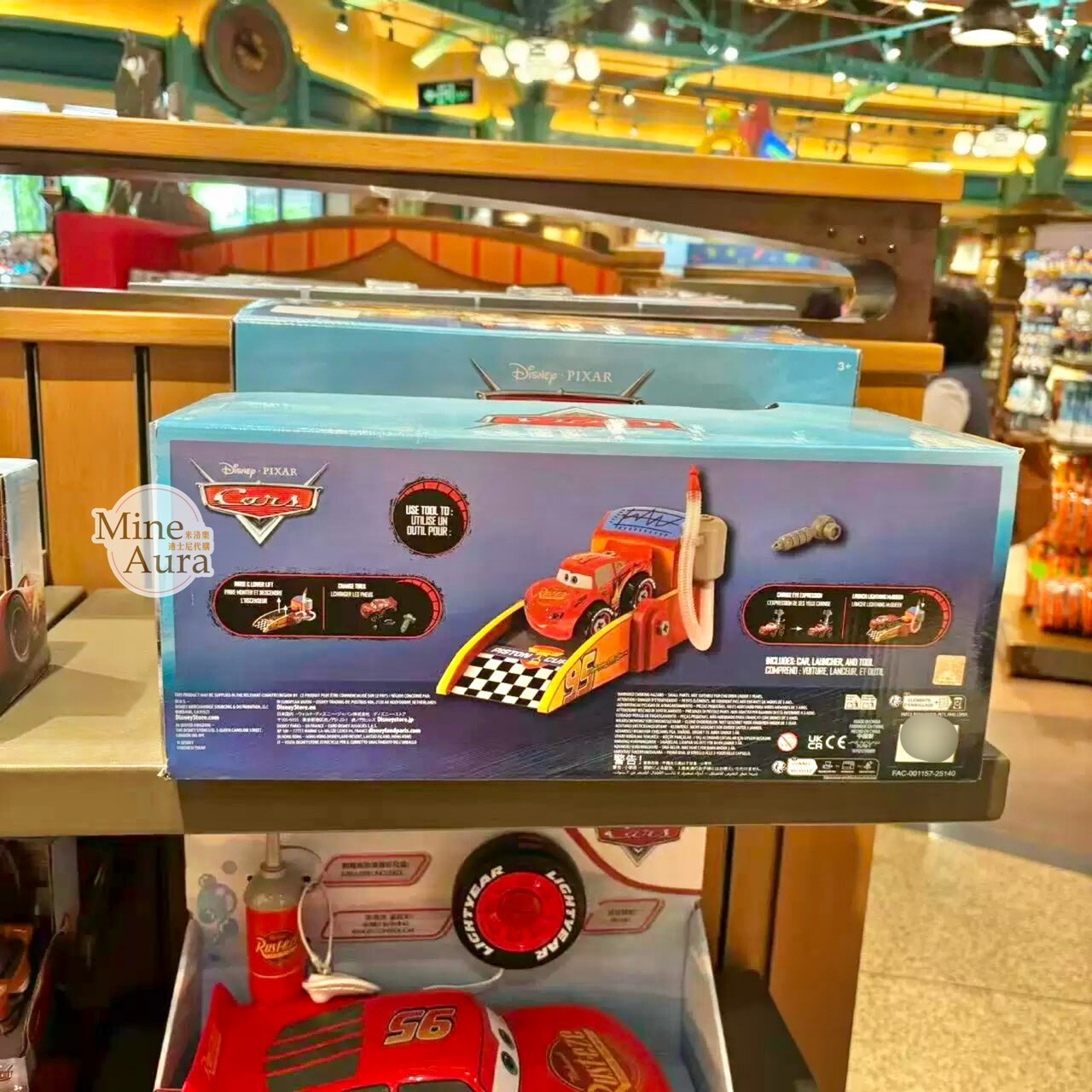 閃電麥坤 Lightning McQueen 軌道 汽車 模型 玩具 汽車總動員 Cars -上海迪士尼樂園
