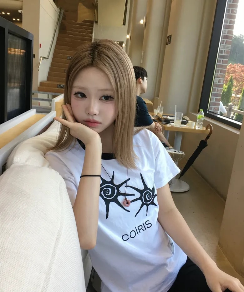<情侶一起穿🔥> 韓國 Coiris Soluna 復古 撞色 寬鬆 短袖 六色