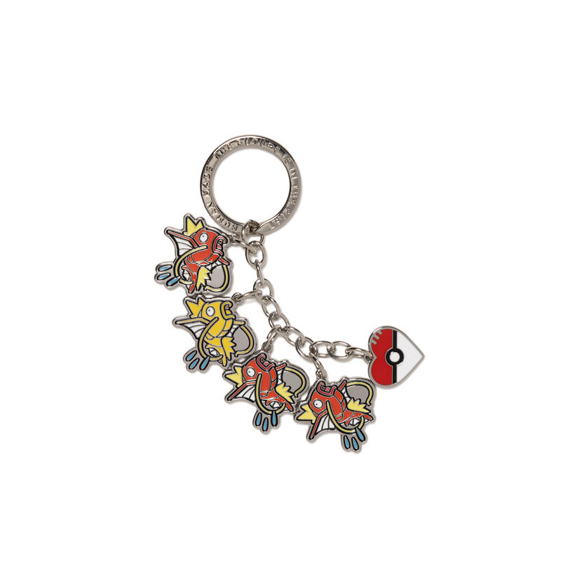 HUMAN MADE x POKEMON 寶可夢 聯名 鯉魚王 串連吊飾 雙圈 鋼製