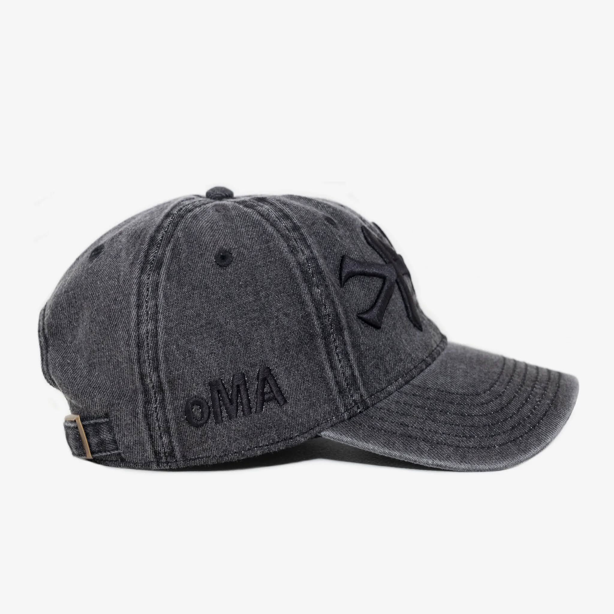 oMA DENIM NEW YoRK HAT (BLACK)