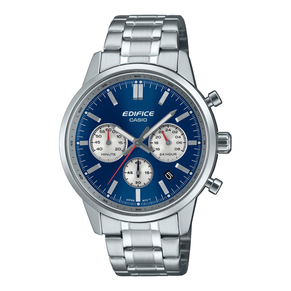 【 EDIFICE】經典時尚賽車三眼計時男錶 EFR-575D-2A 40.5mm 現代鐘錶