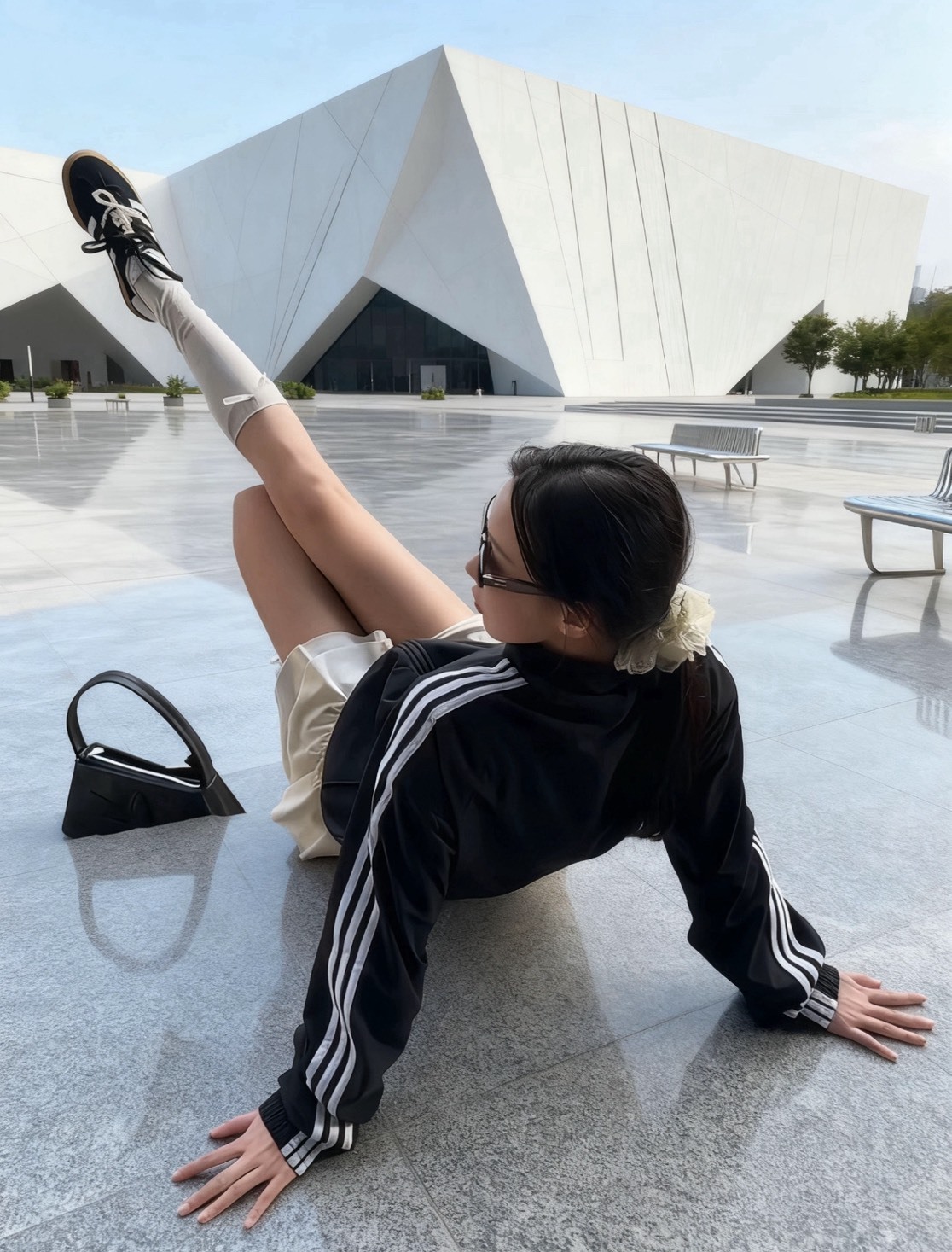<阿迪出清特輯🔥>ADIDAS GAZELLE BOLD 黑色 黑白 仿皮革 麂皮 解構 增高 厚底 女鞋