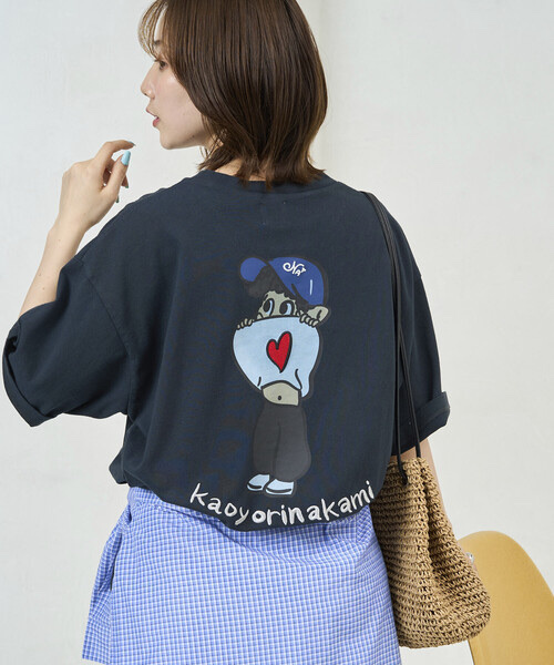 kaoyorinakami × FREAK'S STORE / Heel-Baring Boy Tee