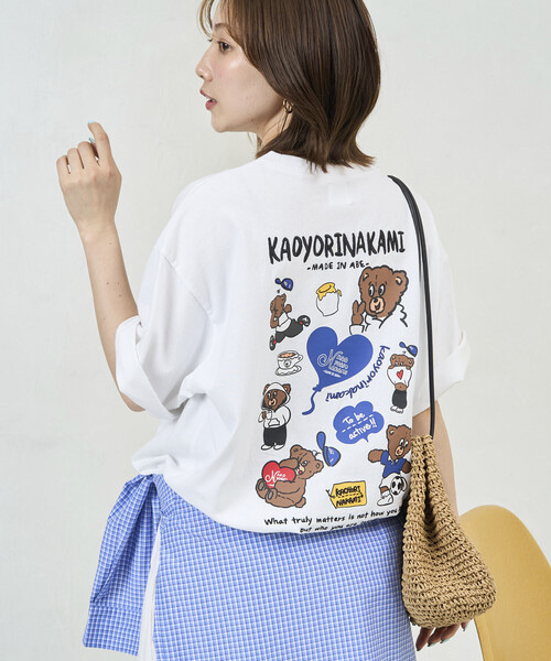 kaoyorinakami × FREAK'S STORE / Random Bear Tee