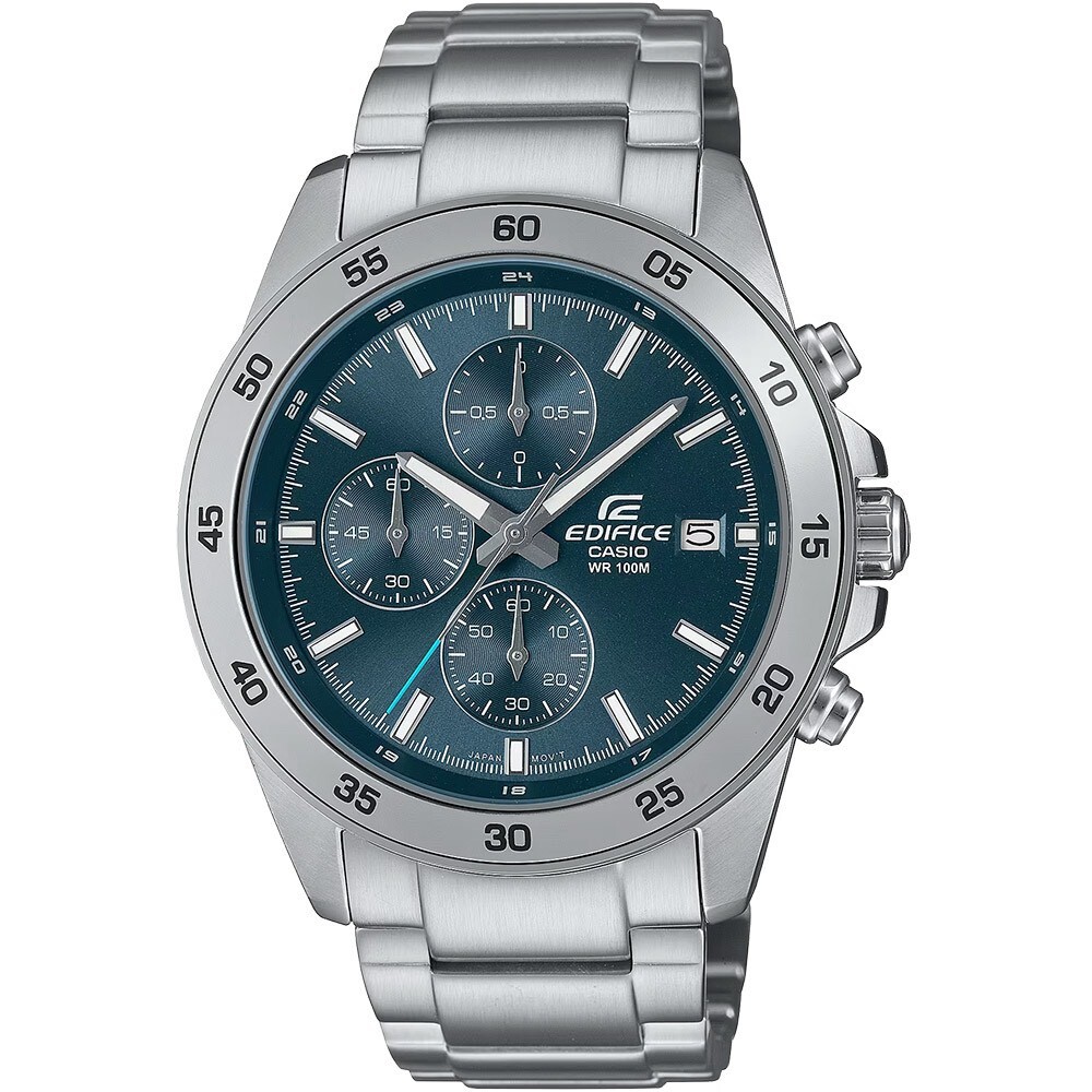 【 EDIFICE】經典時尚賽車三眼計時男錶 EFR-526D-2A 43.8mm 現代鐘錶