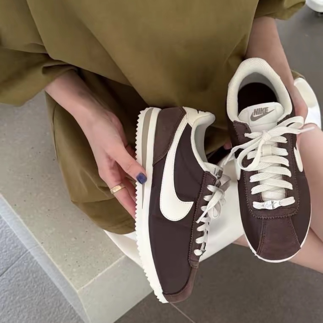 NIKE CORTEZ 褐色 美拉德色系 阿甘鞋 復古跑鞋 DZ2795-200