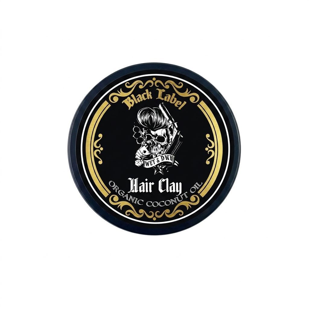 Black Label Organic Coconut Oil Clay 80g