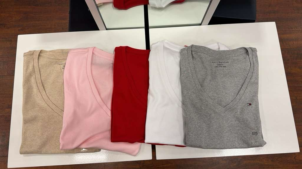 AG021 Tommy Hilfiger V領短袖TEE