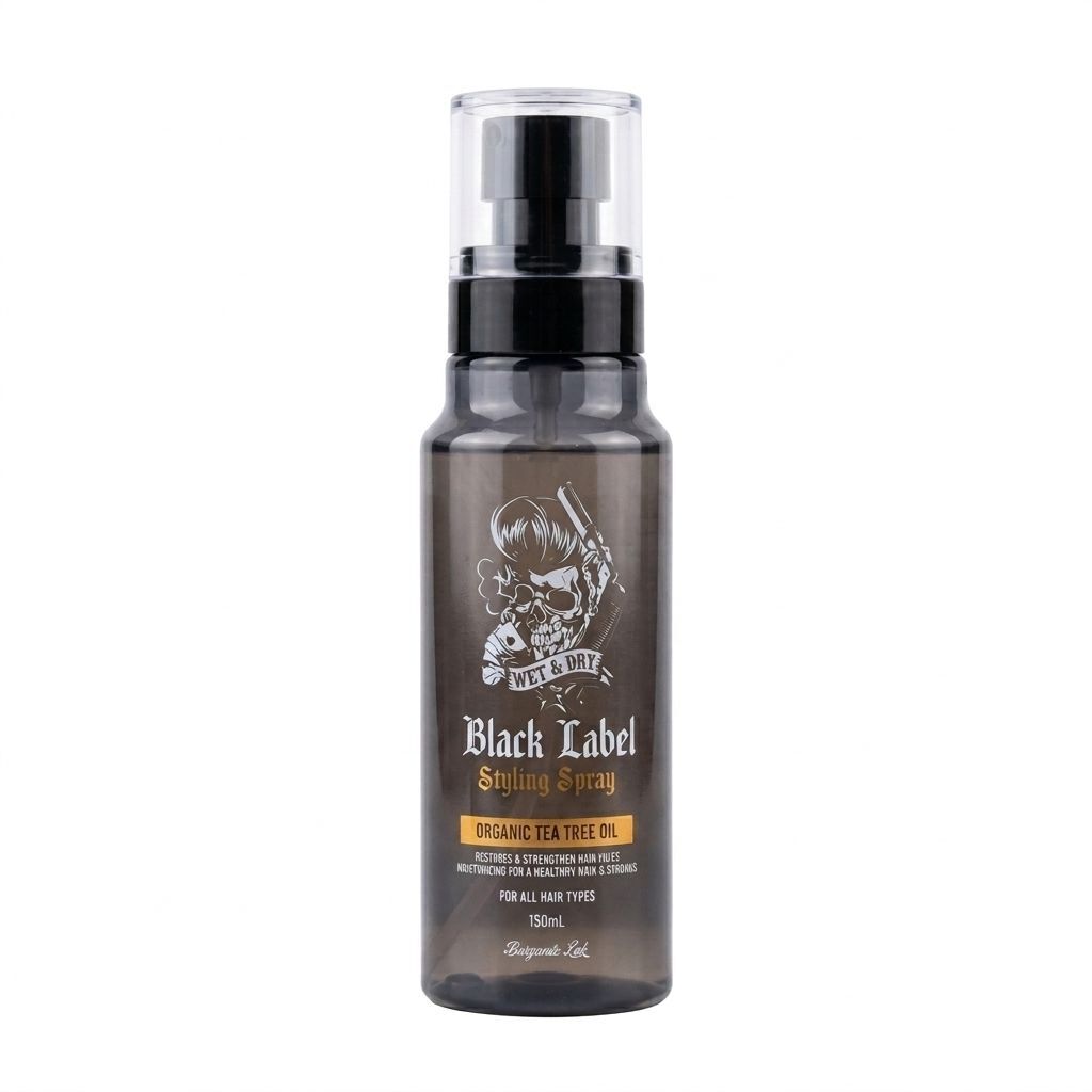 Black Label Organic Tea Tree Oil Styling Spray 150ml