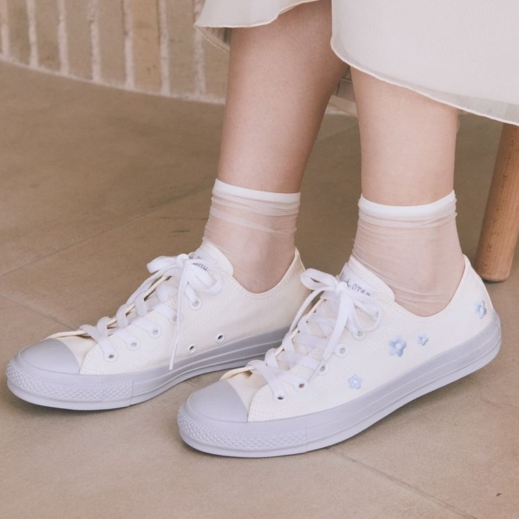 converse 日牌聯名小花帆布鞋 2色