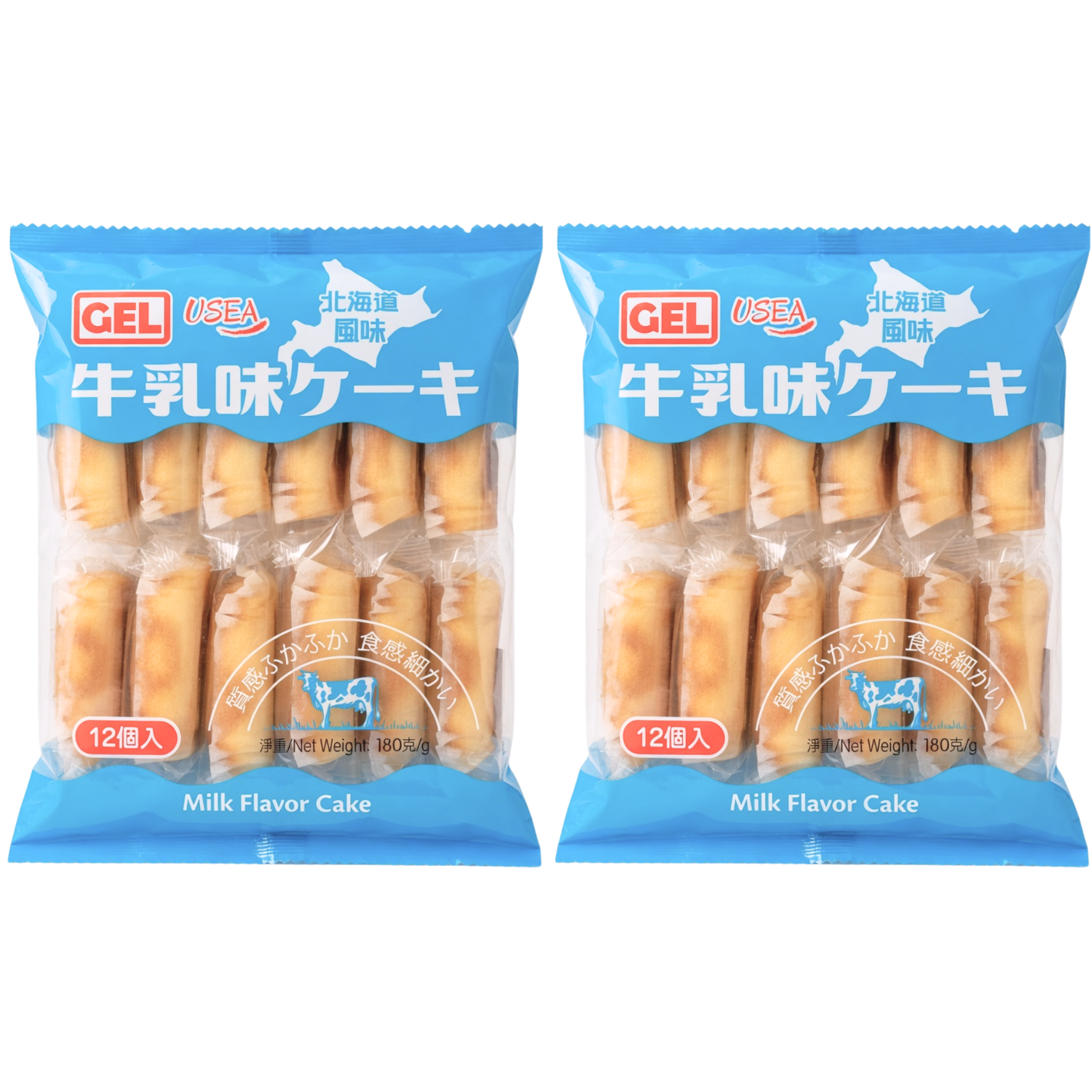GEL 牛乳味蛋糕 180g X 2