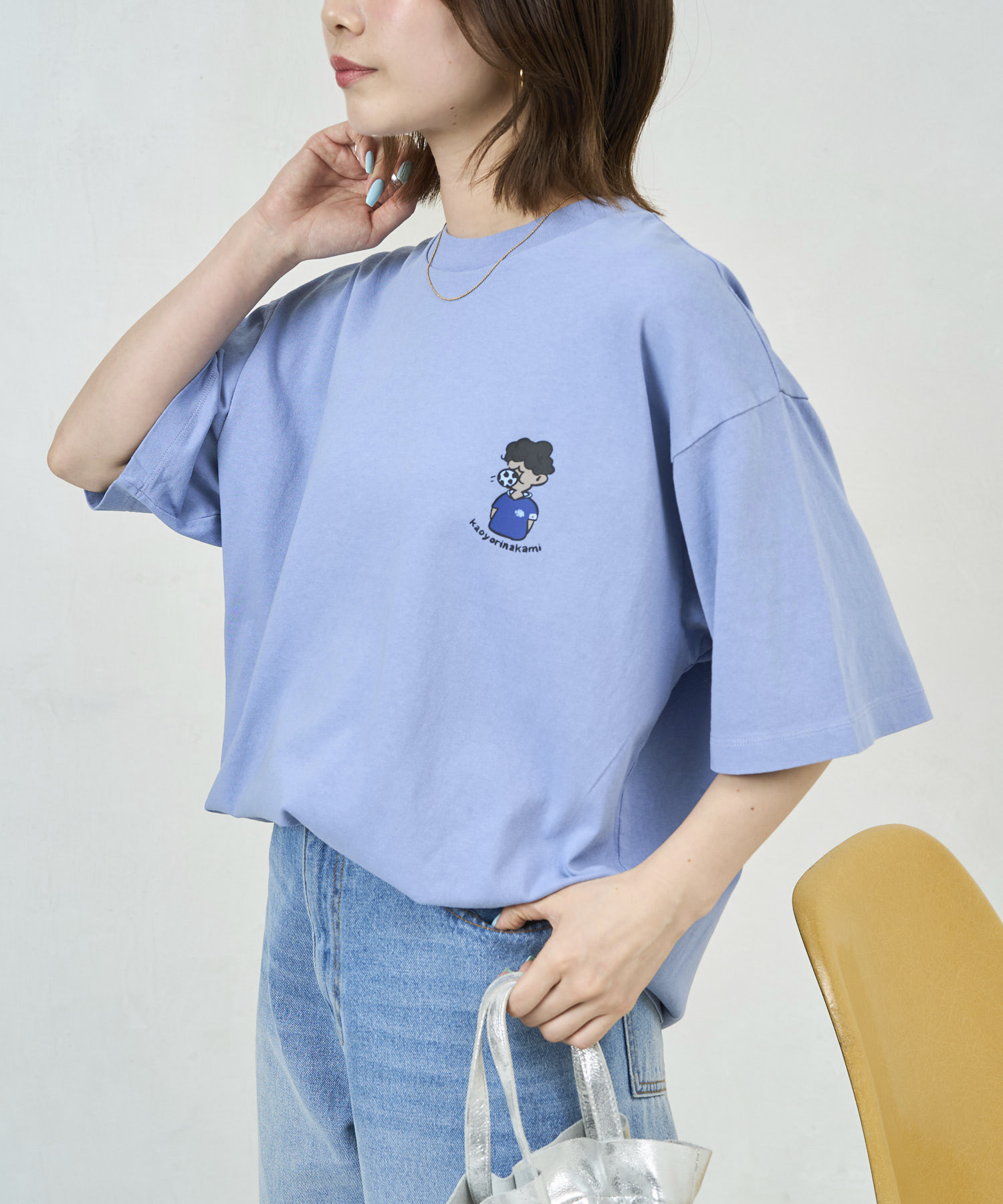 kaoyorinakami × FREAK'S STORE / Soccer Ball Boy Tee