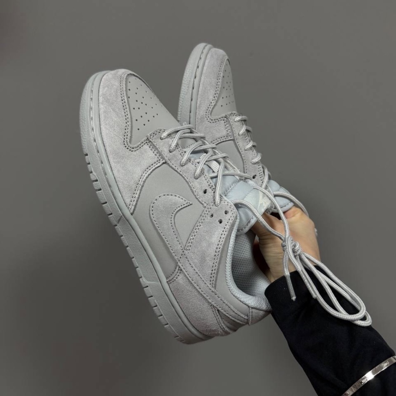 NIKE DUNK RETRO SE 狼灰 深灰 麂皮 低筒 休閒鞋 IB6651-002