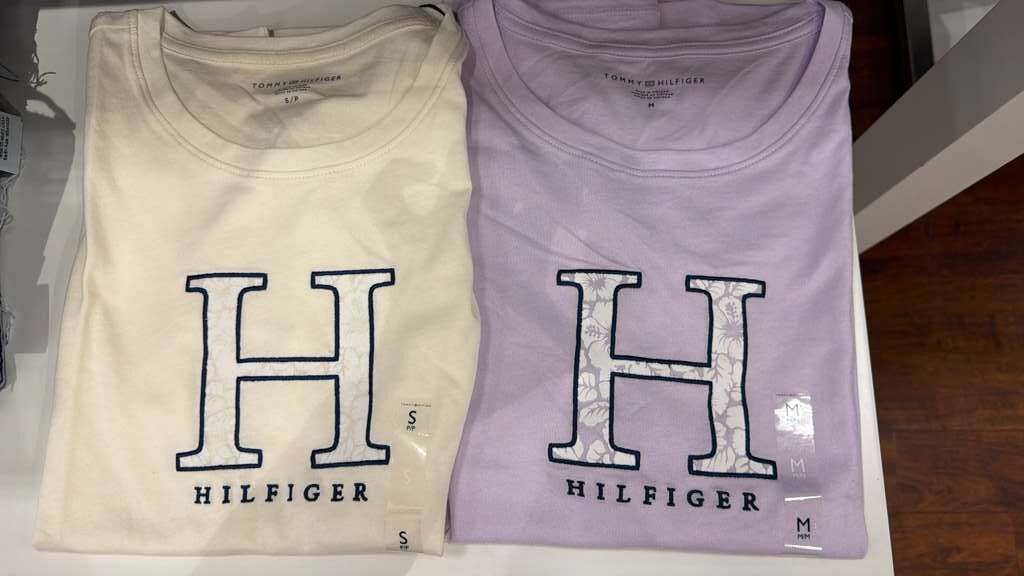 AG053 Tommy Hilfiger 花卉「H」LOGO短袖TEE