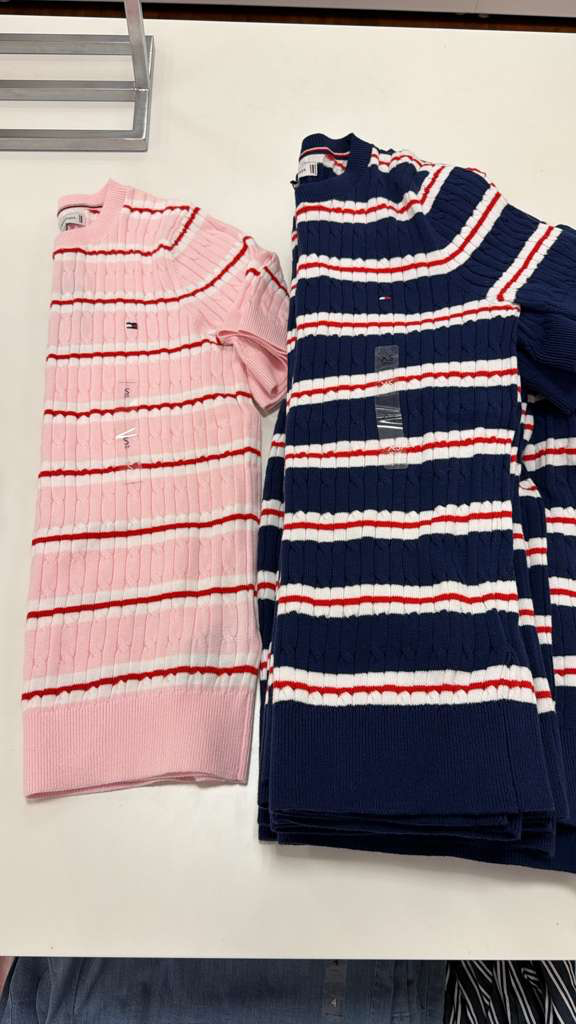 AG051 Tommy Hilfiger 麻花編織短袖上衣