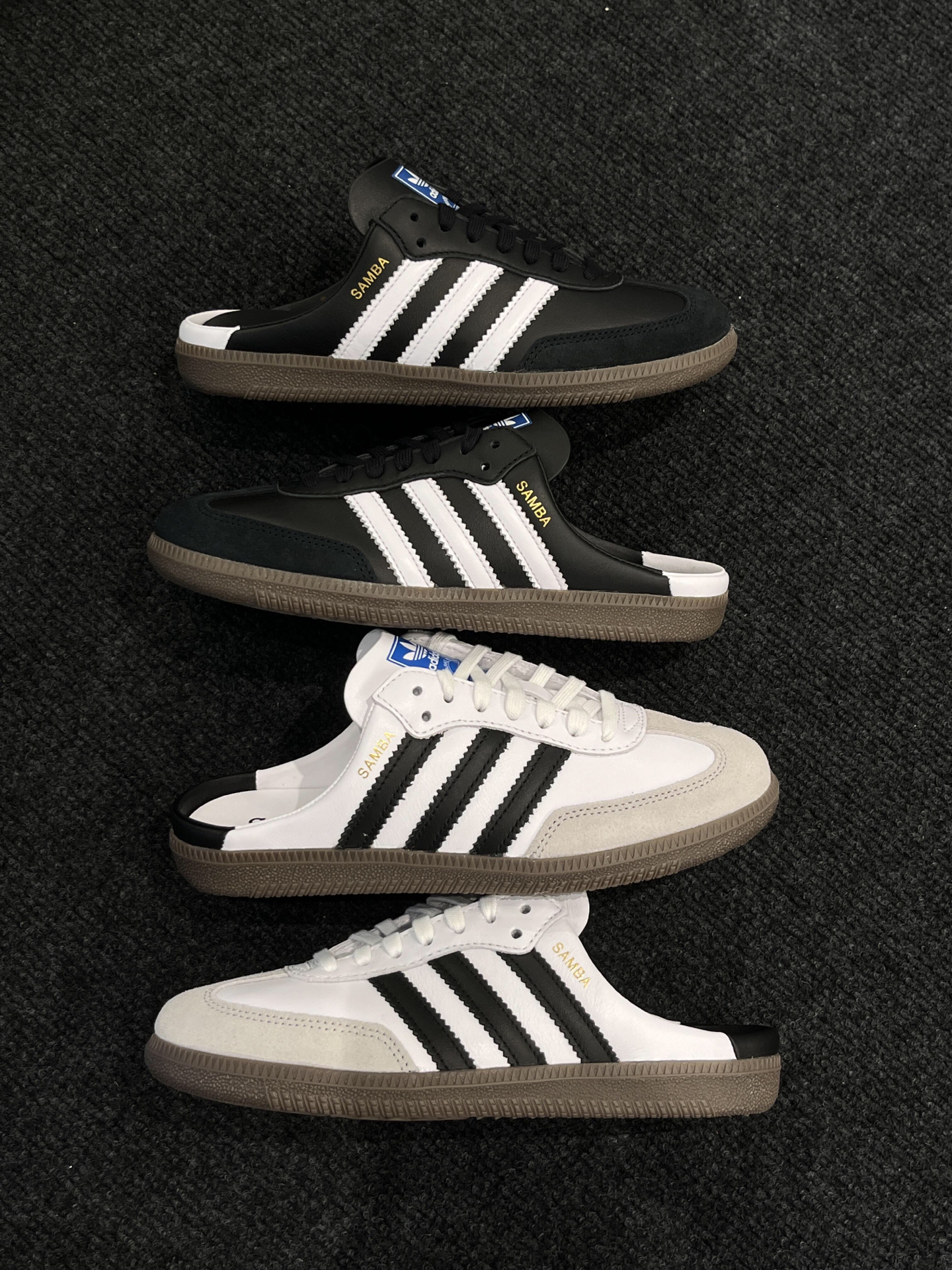 代購-Adidas Samba OG Mule 穆勒鞋 薄底 德訓鞋 懶人鞋 兩色