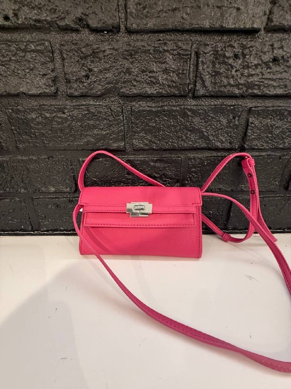 [U] DKNY HOT PINK R61EAS02-HPK BRYAR WALLET ON A S, 700948520171 (UD191)